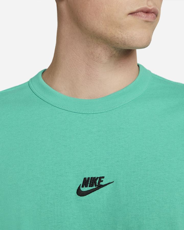 Camiseta Nike Sportswear Premium Essentials Hombre Turquesa Negras | NWRDC-6194
