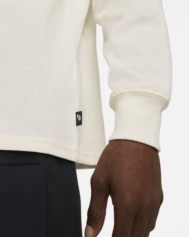 Camiseta Nike Sportswear Premium Essentials Long-Sleeve Pocket Hombre Blancas | PCKYX-1607