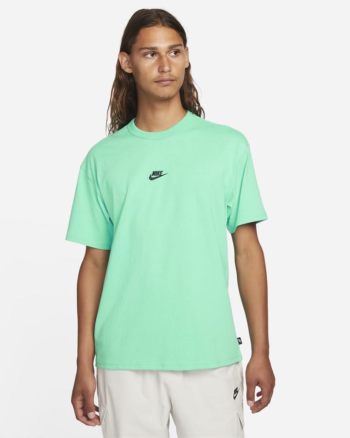 Camiseta Nike Sportswear Premium Essentials Hombre Verde | POWZQ-4592