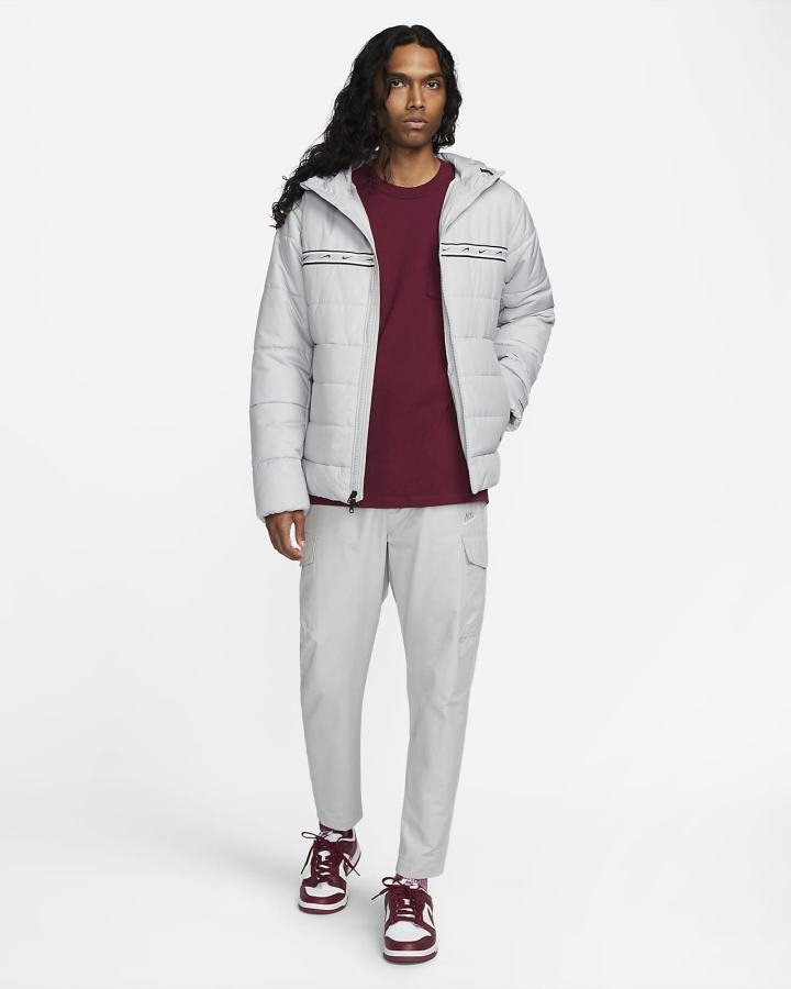 Camiseta Nike Sportswear Premium Essentials Long-Sleeve Pocket Hombre Burdeos | VDTYG-0963