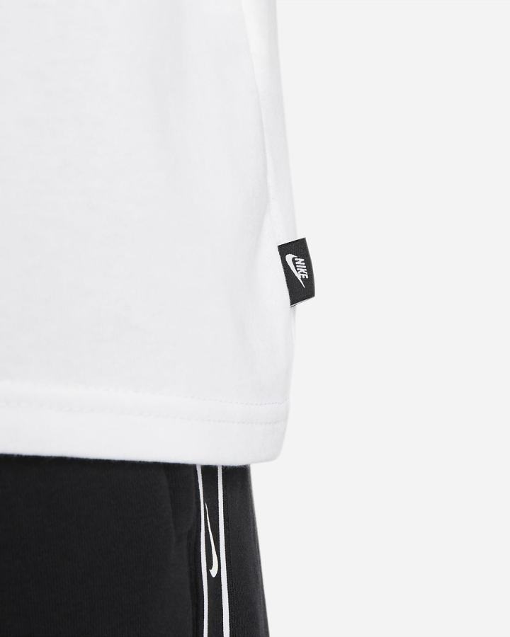 Camiseta Nike Sportswear Premium Essentials Long-Sleeve Pocket Hombre Blancas Negras | YZQLE-7063