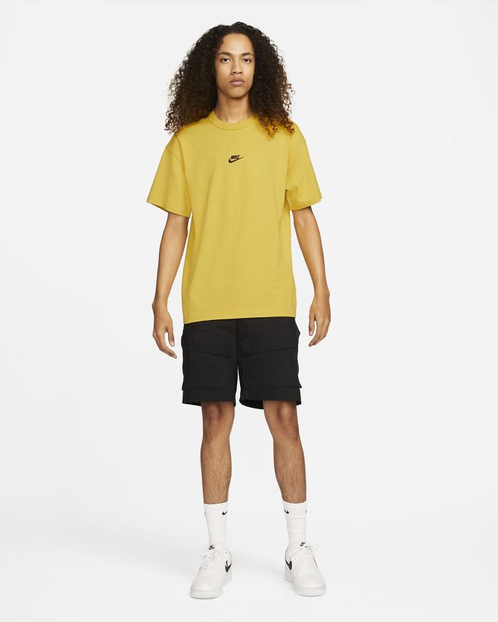 Camiseta Nike Sportswear Premium Essentials Hombre Negras | ZEQAC-6391