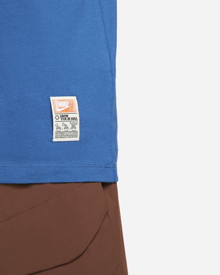 Camiseta Nike Sportswear Sole Hombre Azules Oscuro | HTILM-7136