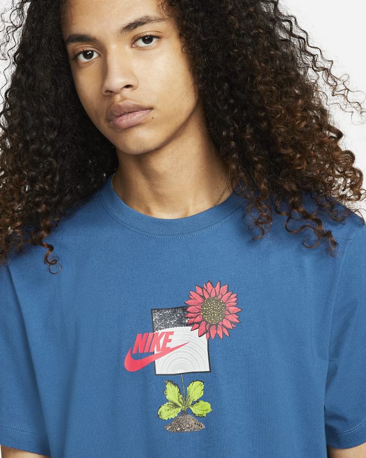 Camiseta Nike Sportswear Sole Hombre Azules Oscuro | KTACP-5274