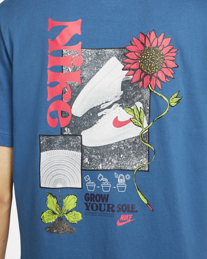 Camiseta Nike Sportswear Sole Hombre Azules Oscuro | KTACP-5274
