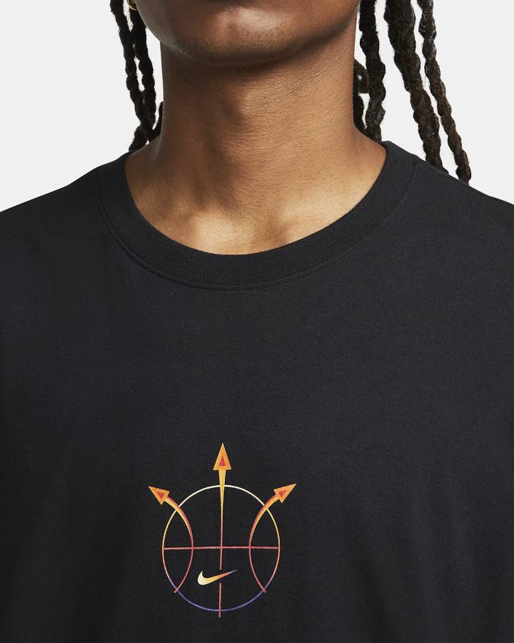 Camiseta Nike Sportswear Summer Hoops Hombre Negras | LWNUK-8067