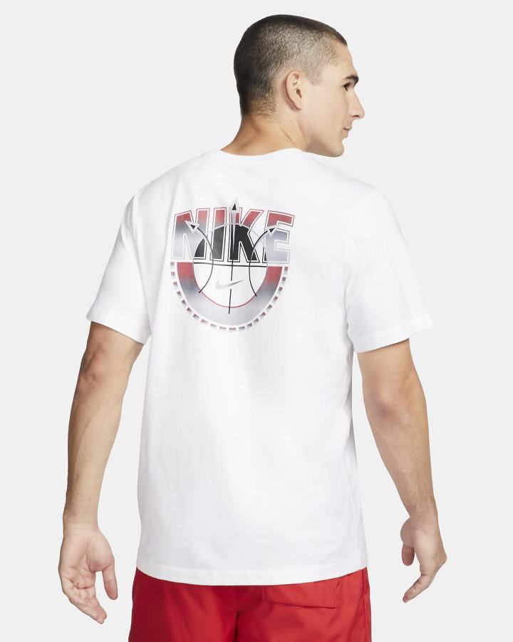 Camiseta Nike Sportswear Summer Hoops Hombre Blancas Negras | SVIMC-6903