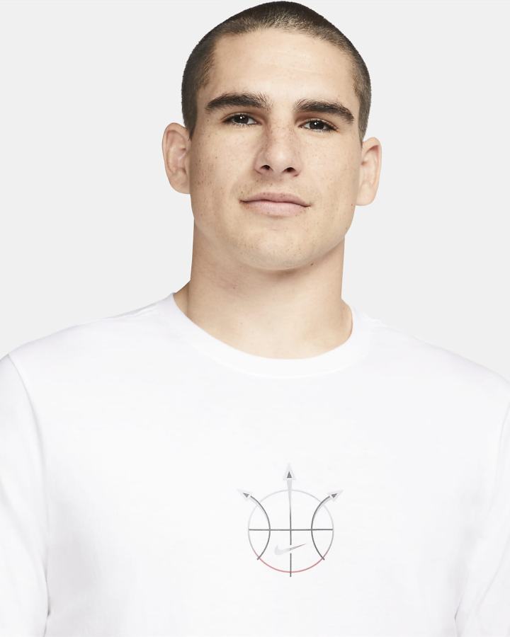 Camiseta Nike Sportswear Summer Hoops Hombre Blancas Negras | SVIMC-6903