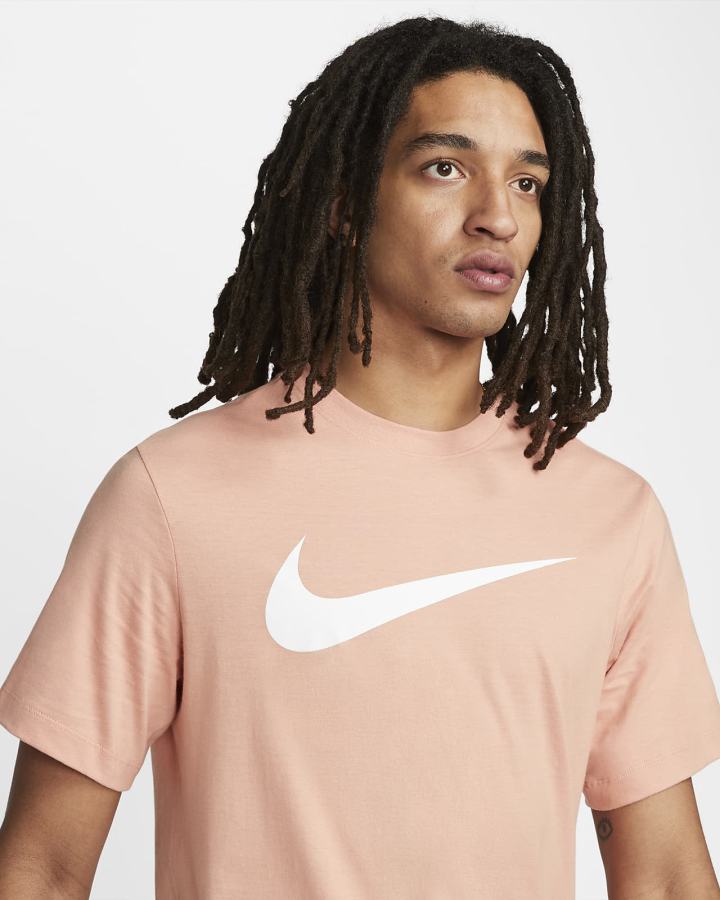 Camiseta Nike Sportswear Swoosh Hombre Blancas | TBDYJ-0175