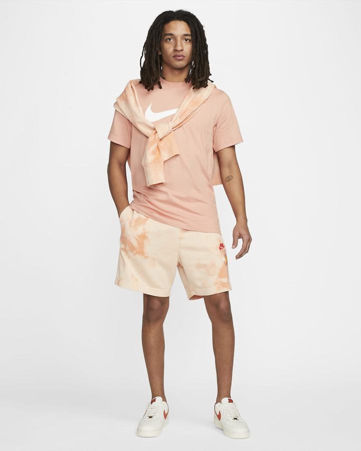 Camiseta Nike Sportswear Swoosh Hombre Blancas | TBDYJ-0175