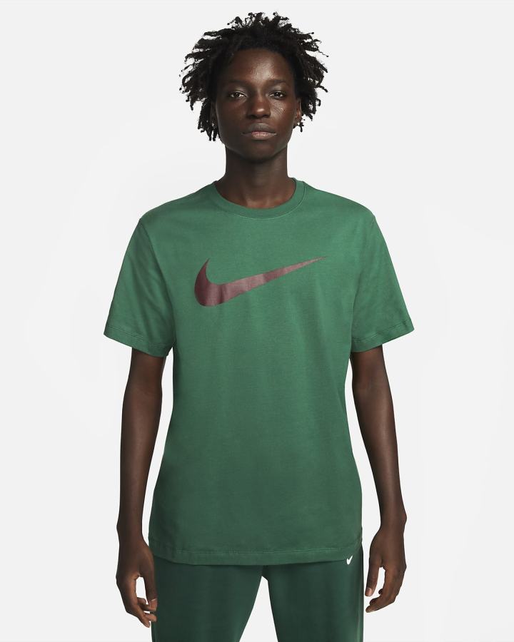 Camiseta Nike Sportswear Swoosh Hombre Rojas Azul Marino | RHTZS-0245