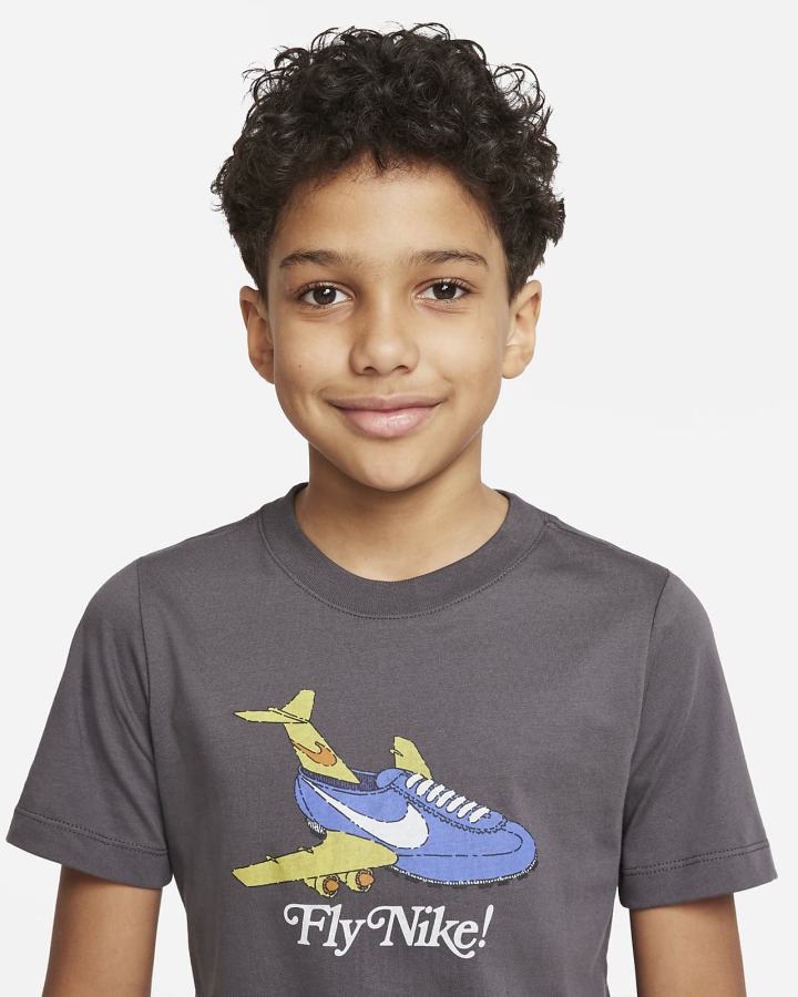 Camiseta Nike Sportswear Yeah Kids Niño Gris | HFXAY-5480