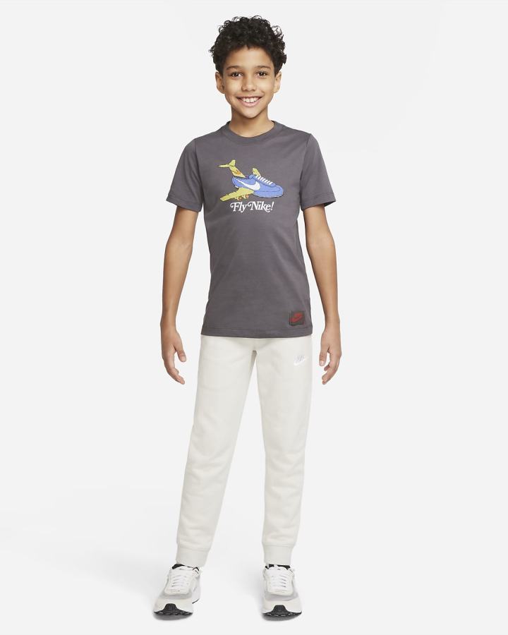 Camiseta Nike Sportswear Yeah Kids Niño Gris | HFXAY-5480