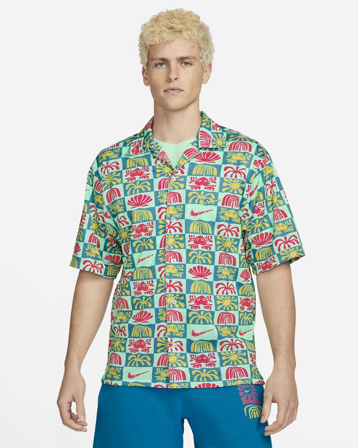 Camiseta Nike Spring Top Hombre Azules Verde Menta | KVFGD-1586