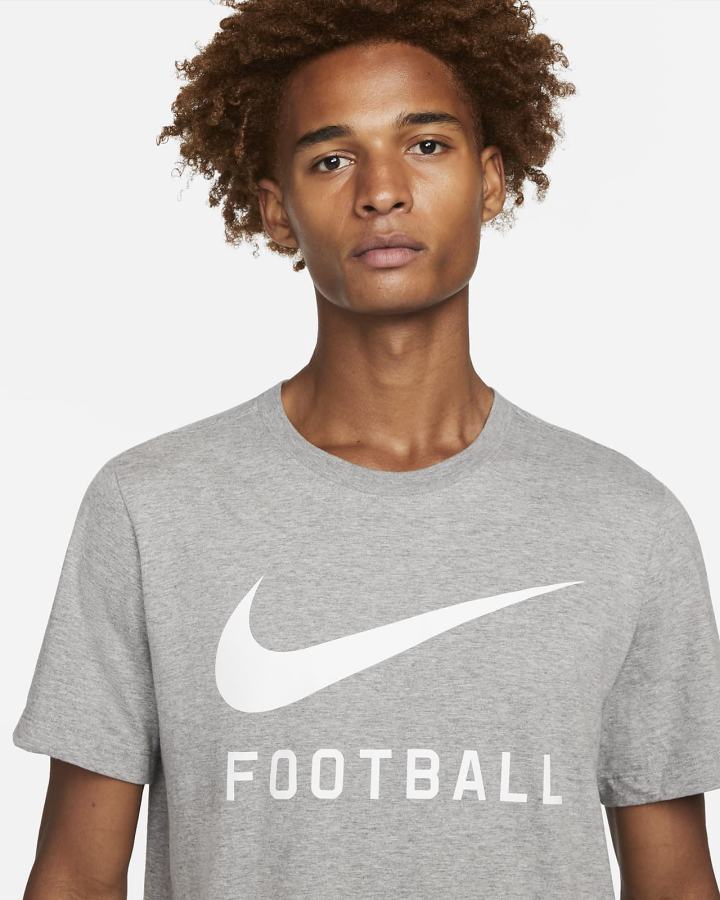 Camiseta Nike Swoosh Hombre Blancas | BVOQJ-8752