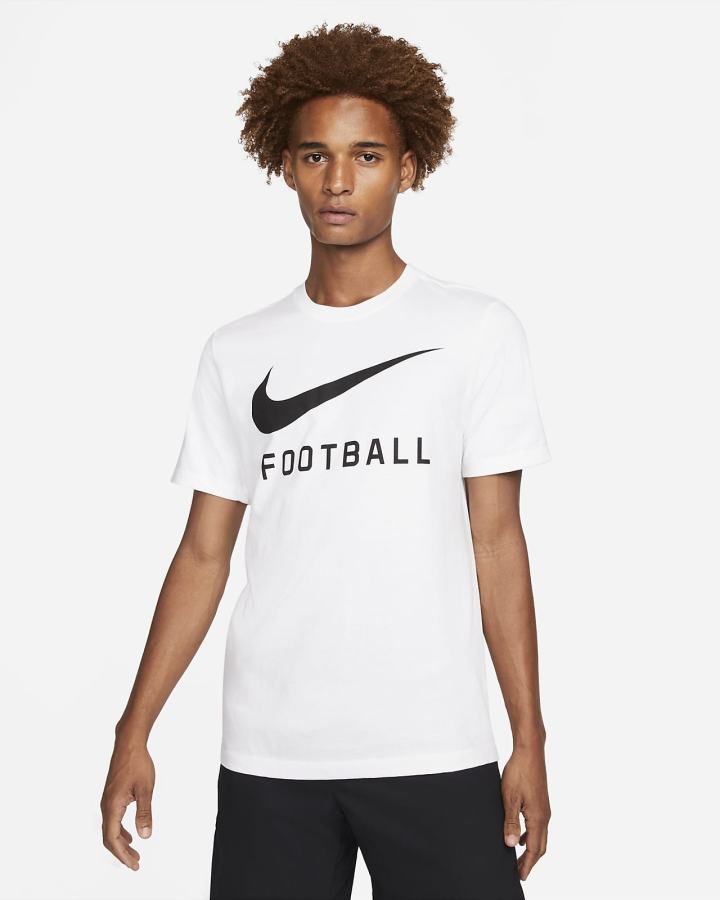 Camiseta Nike Swoosh Hombre Blancas | BVOQJ-8752