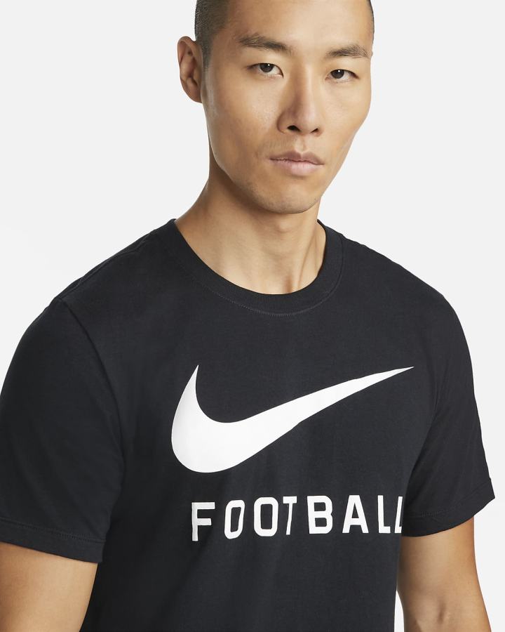 Camiseta Nike Swoosh Hombre Negras | QLGSX-2314