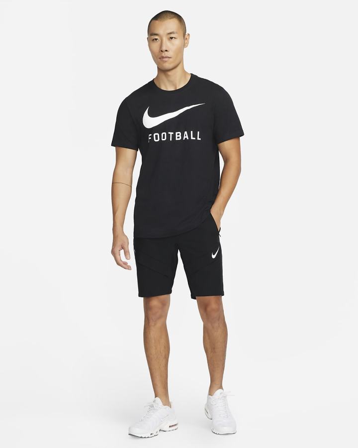 Camiseta Nike Swoosh Hombre Negras | QLGSX-2314
