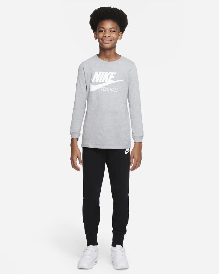 Camiseta Nike Swoosh Kids Long-Sleeve Niño Rojas | MIETW-2531