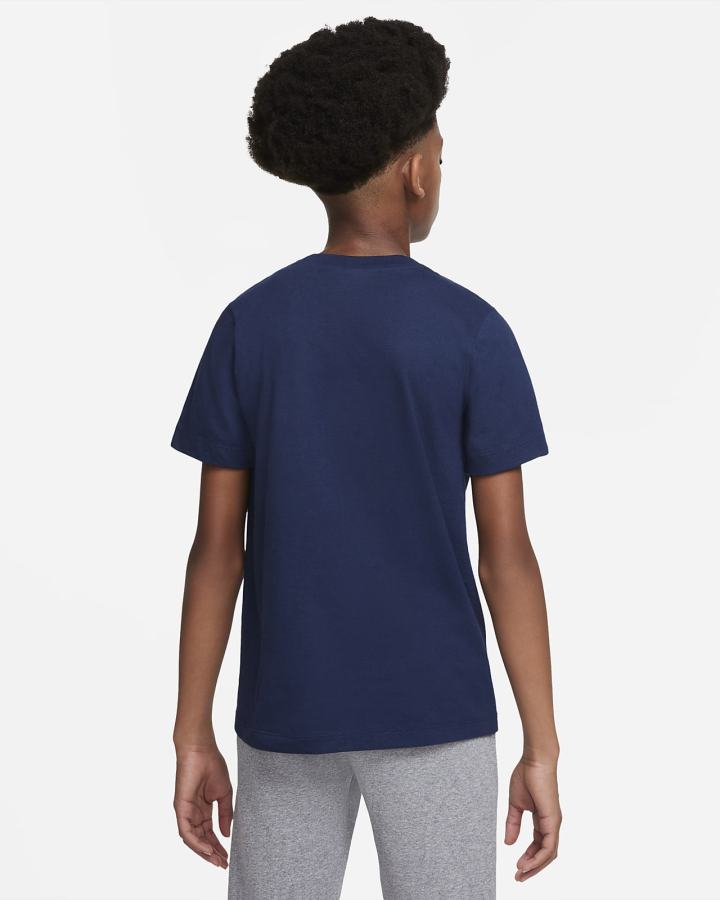 Camiseta Nike Swoosh Kids Niño Azul Marino | JYGPR-5019