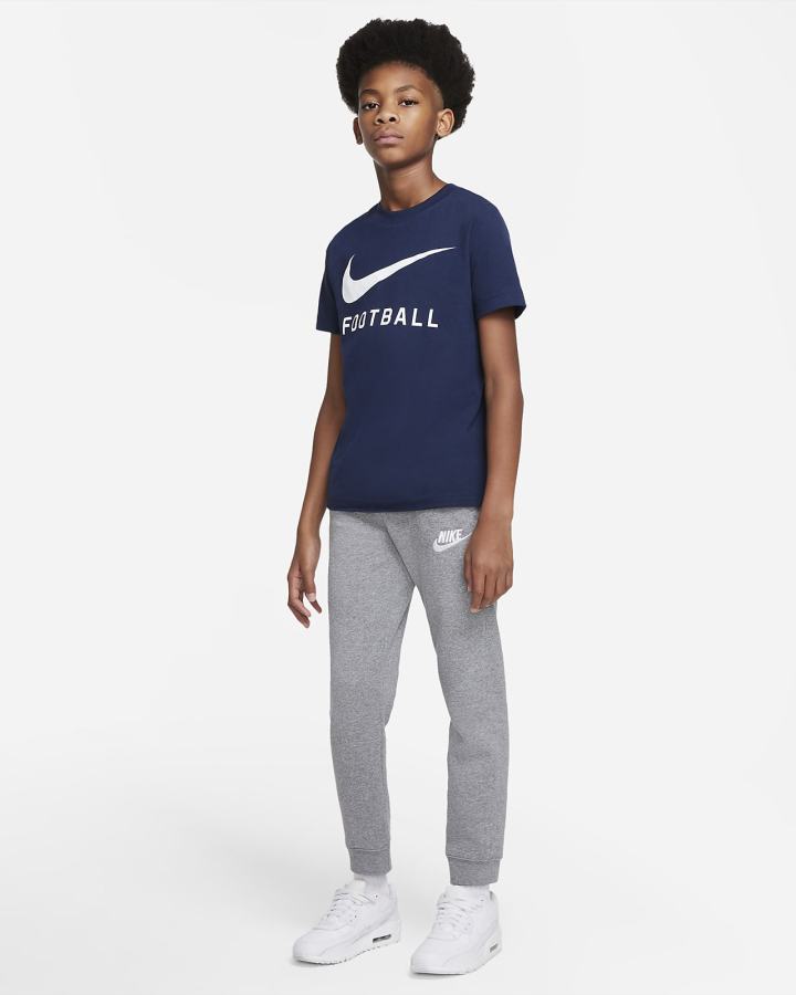 Camiseta Nike Swoosh Kids Niño Azul Marino | JYGPR-5019