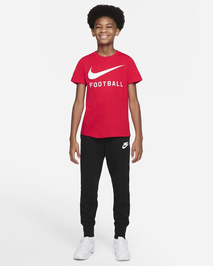 Camiseta Nike Swoosh Kids Niño Rojas | POEYN-2786