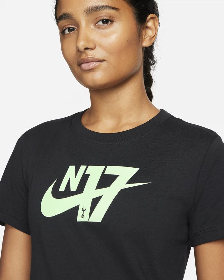 Camiseta Nike Tottenham Hotspur Soccer Mujer Negras Verde | TYQNM-9145