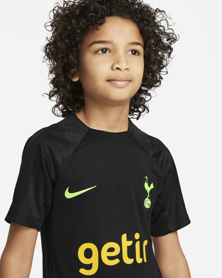 Camiseta Nike Tottenham Hotspur Strike Kids Dri-FIT Short-Sleeve Soccer Top Niña Negras | XBPFI-1437
