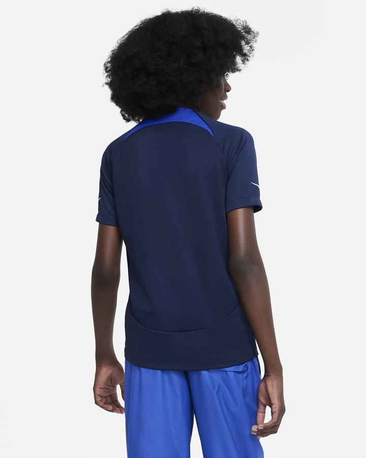 Camiseta Nike U.S. Academy Pro Kids Dri-FIT Short-Sleeve Soccer Top Niña Obsidian Blancas | GLPKA-6015