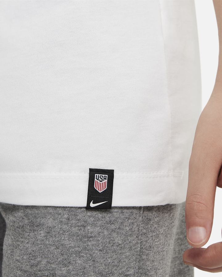 Camiseta Nike U.S. Kids Niño Blancas | XKLDA-5984