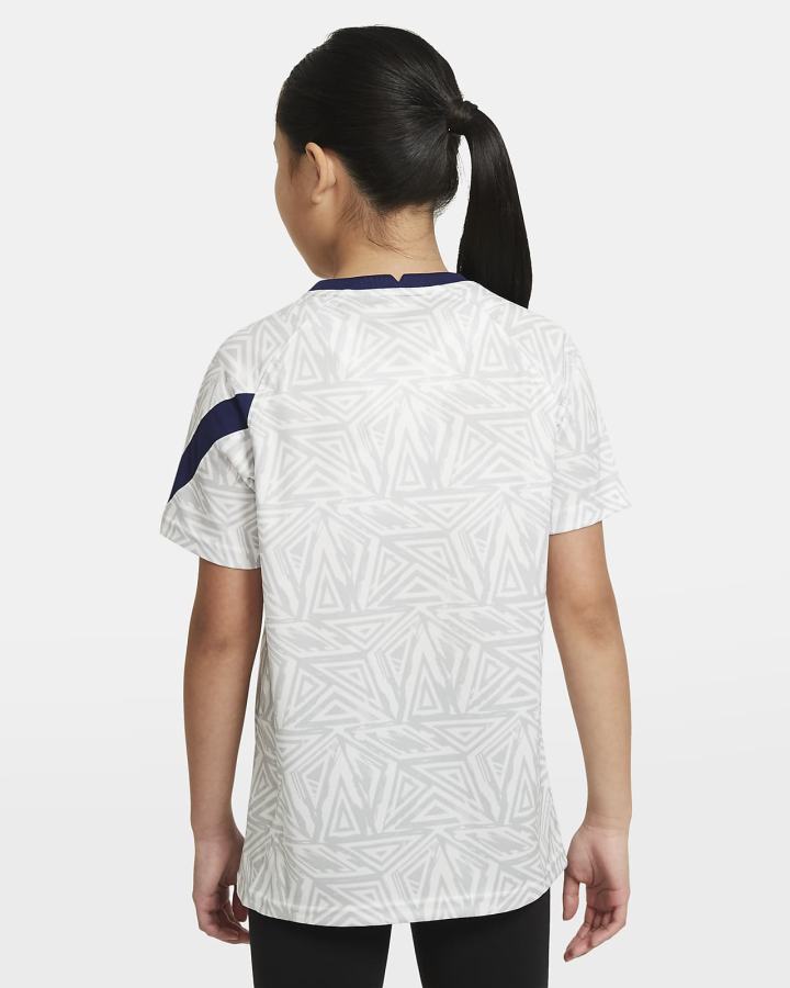 Camiseta Nike U.S. Kids Pre-Match Short-Sleeve Soccer Top Niña Blancas | WBIYT-3687