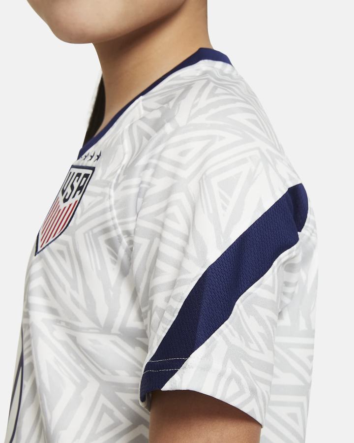 Camiseta Nike U.S. Kids Pre-Match Short-Sleeve Soccer Top Niña Blancas | WBIYT-3687