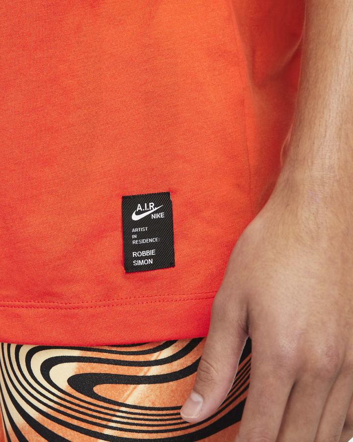 Camiseta Nike Yoga Dri-FIT A.I.R. Hombre Naranjas | NPGWK-4315