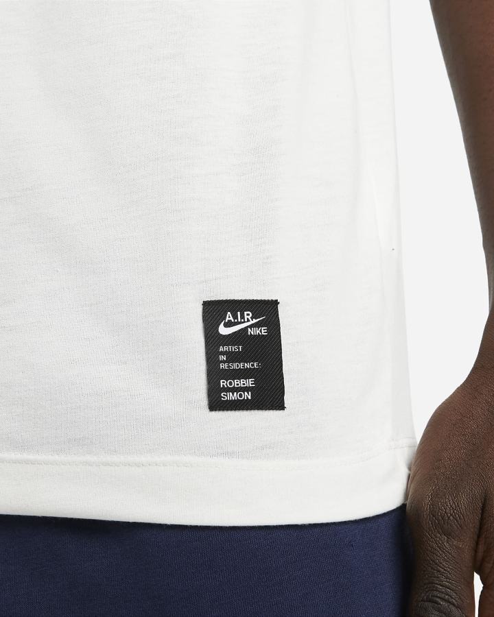 Camiseta Nike Yoga Dri-FIT A.I.R. Hombre Blancas | YBHIJ-5024