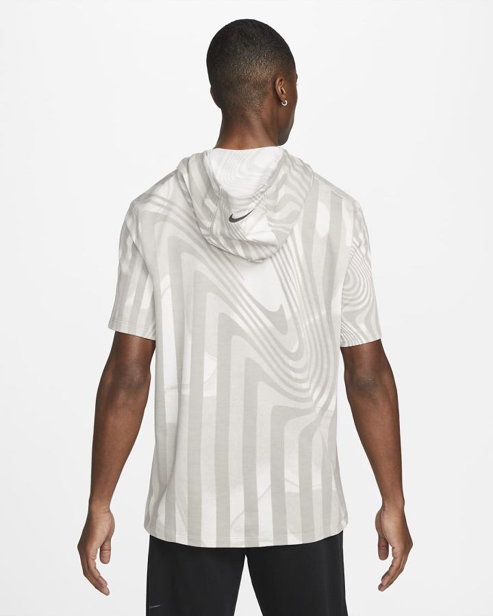 Camiseta Nike Yoga Dri-FIT A.I.R. Top Hombre Gris | VTHAQ-5093