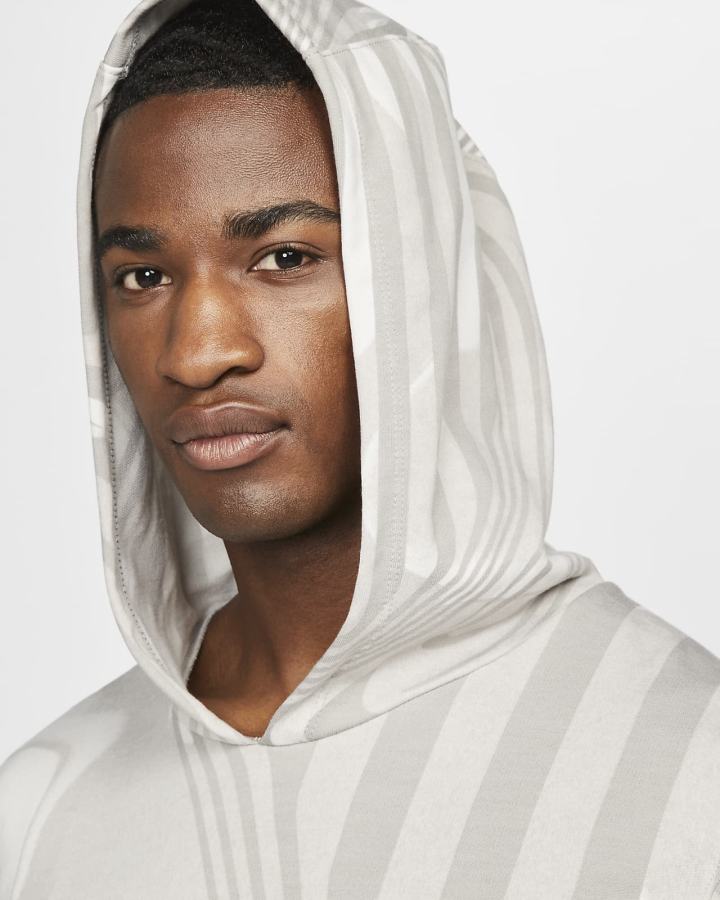 Camiseta Nike Yoga Dri-FIT A.I.R. Top Hombre Gris | VTHAQ-5093