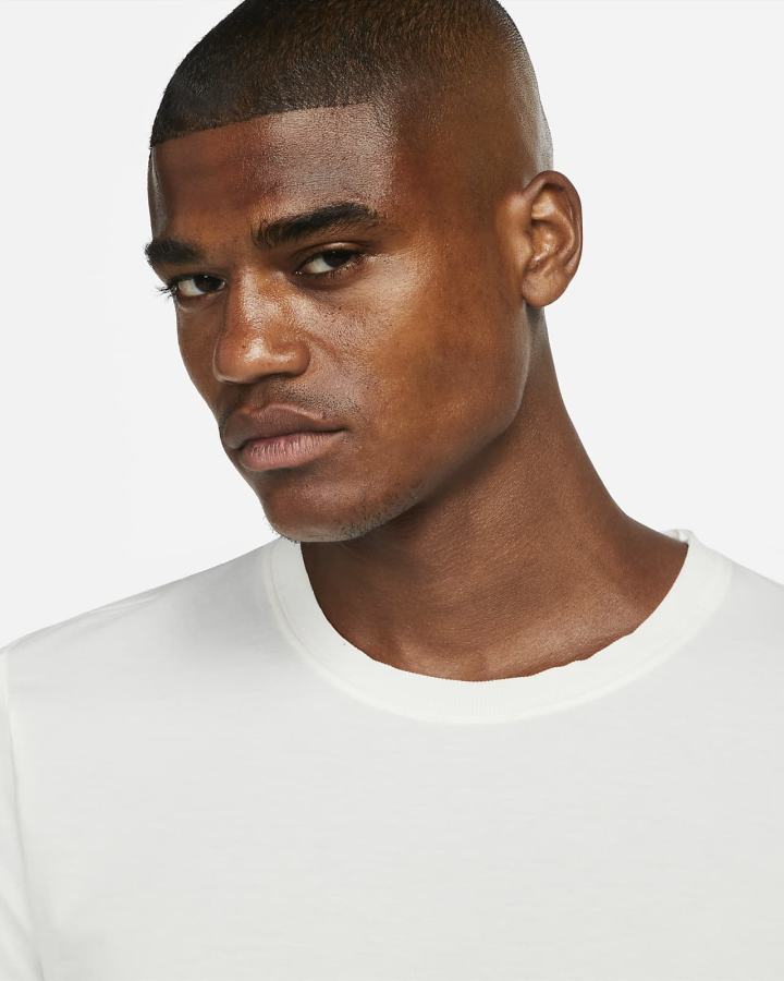 Camiseta Nike Yoga Dri-FIT Top Hombre Gris | CLWVP-8574