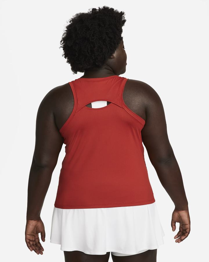 Camiseta Tirantes Nike Court Victory Tennis (Plus Size) Mujer Blancas | BXJLY-2034