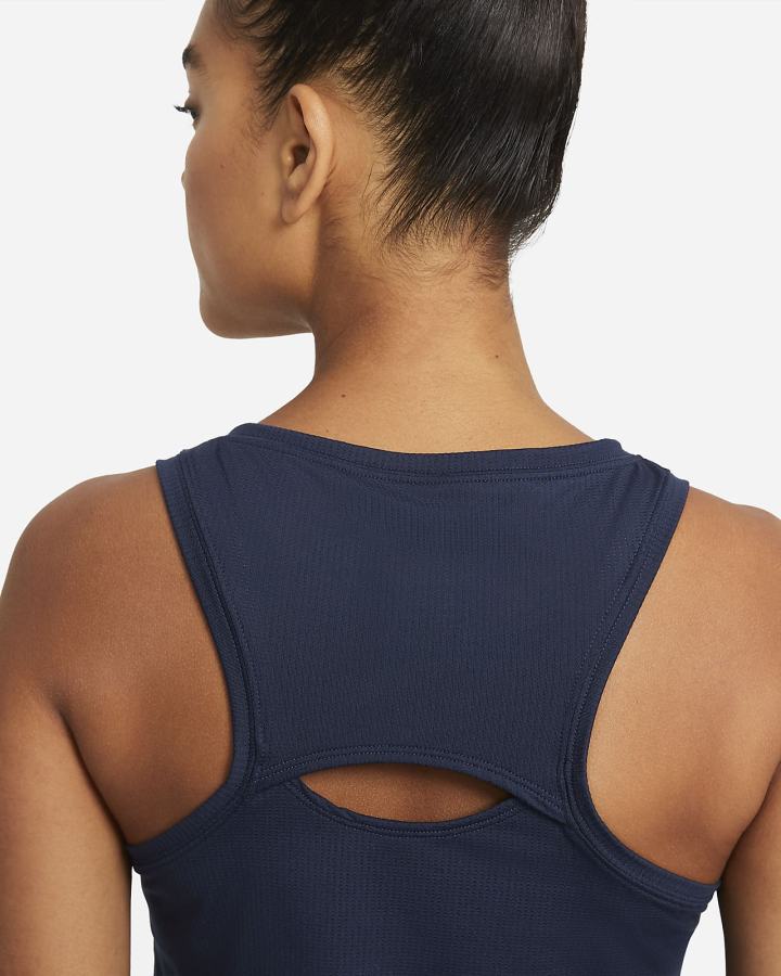 Camiseta Tirantes Nike Court Victory Tennis (Plus Size) Mujer Obsidian Blancas | LVFGS-1436
