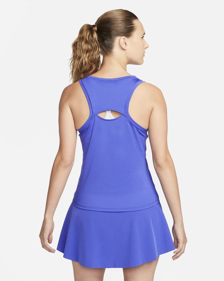 Camiseta Tirantes Nike Court Victory Tennis (Plus Size) Mujer Blancas | WAJVF-8457