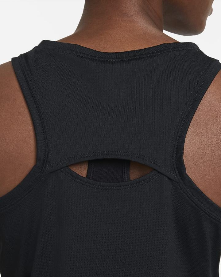 Camiseta Tirantes Nike Court Victory Tennis (Plus Size) Mujer Negras Blancas | WMUAB-7209