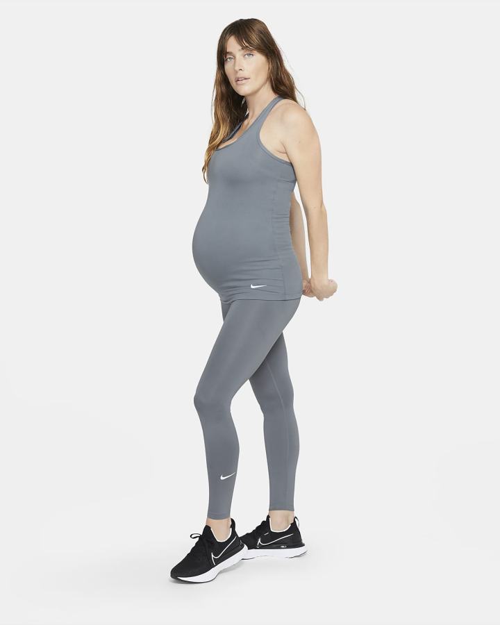 Camiseta Tirantes Nike Dri-FIT (M) (Maternity) Mujer Blancas | BOMXS-1302