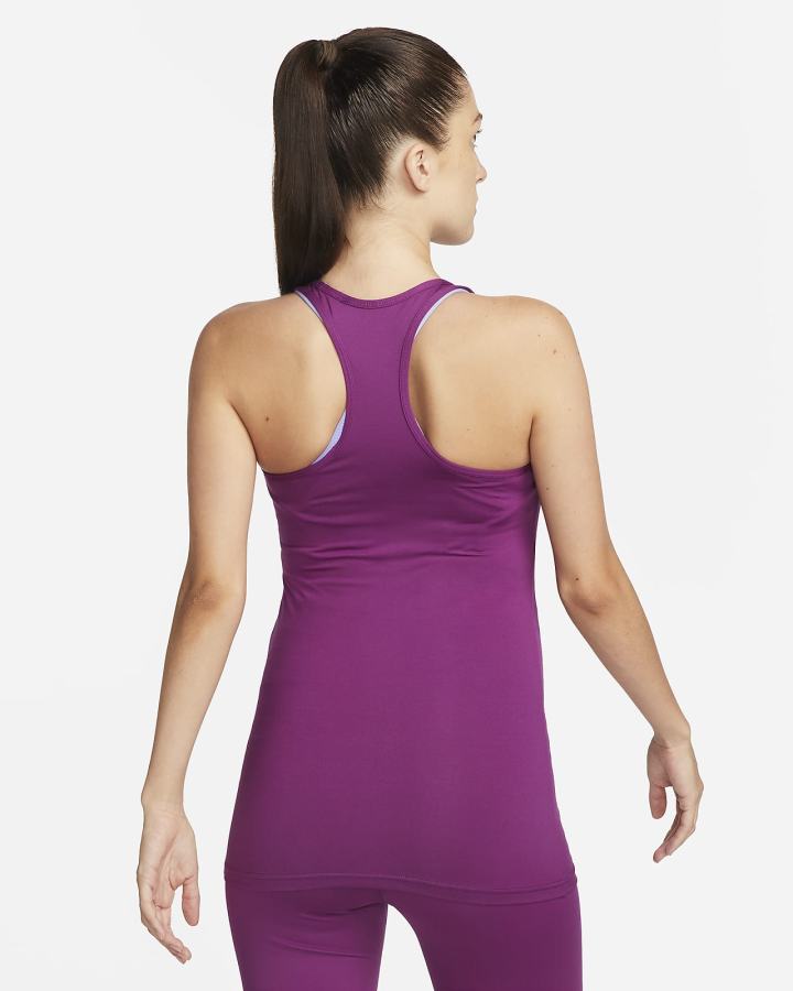 Camiseta Tirantes Nike Dri-FIT (M) (Maternity) Mujer Blancas | HUEVD-8375