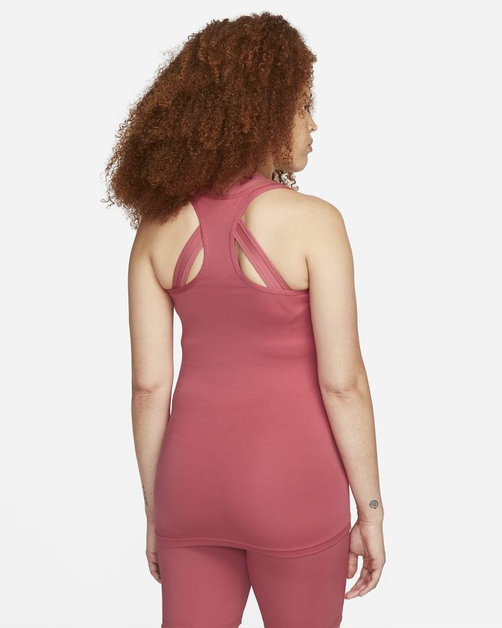 Camiseta Tirantes Nike Dri-FIT (M) (Maternity) Mujer Rosas Blancas | WRCSL-6924