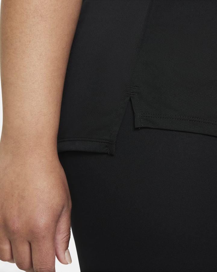 Camiseta Tirantes Nike Dri-FIT One Elastika Standard Fit Mujer Negras Blancas | AXJUZ-1230