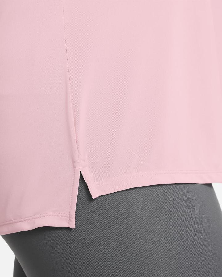 Camiseta Tirantes Nike Dri-FIT One Elastika Standard Fit Mujer Rosas Blancas | GDTZS-5317