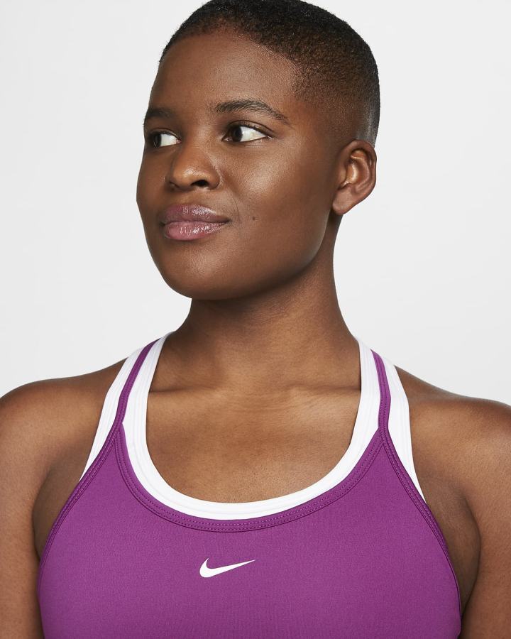 Camiseta Tirantes Nike Dri-FIT One Elastika Standard Fit Mujer Blancas | LKBZV-2468