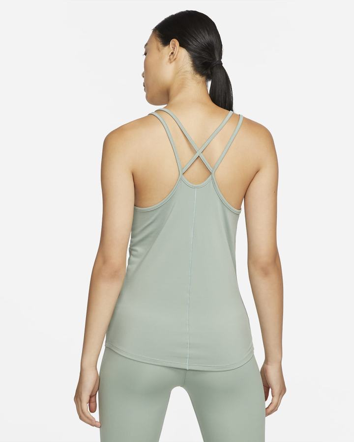 Camiseta Tirantes Nike Dri-FIT One Luxe Slim Fit Strappy Mujer Plateadas | UWTCK-2174