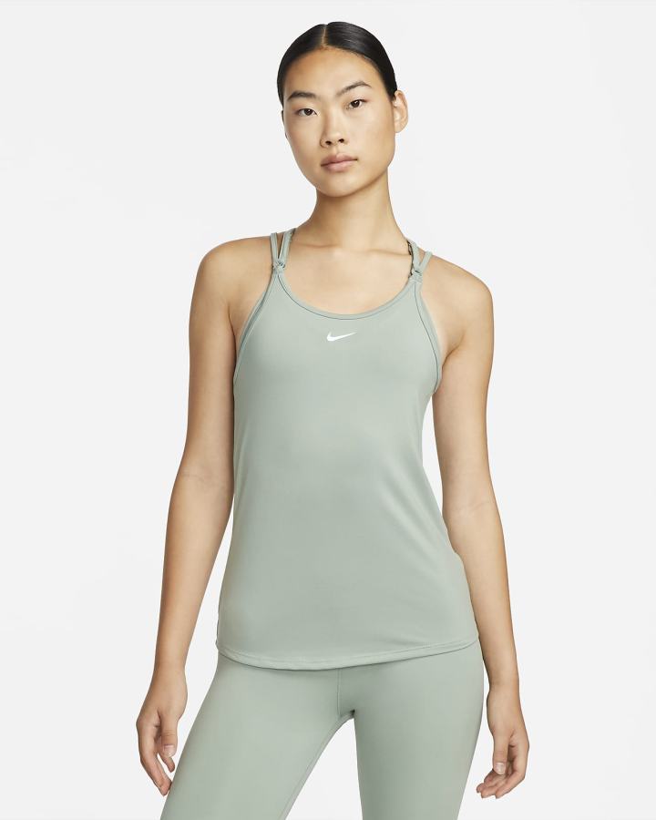 Camiseta Tirantes Nike Dri-FIT One Luxe Slim Fit Strappy Mujer Plateadas | UWTCK-2174