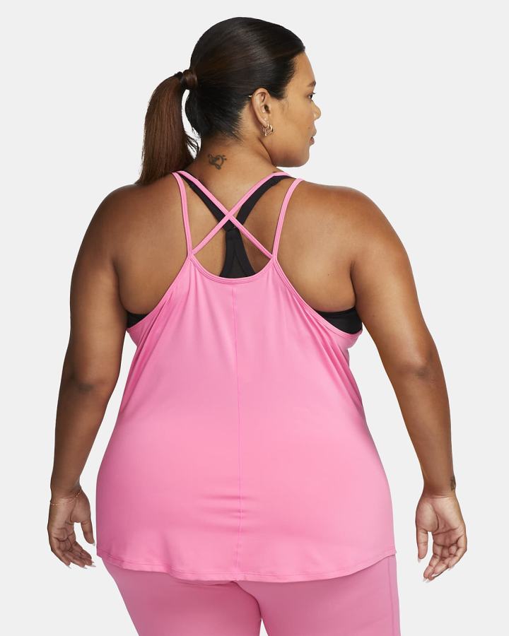 Camiseta Tirantes Nike Dri-FIT One Luxe Slim Fit Strappy Mujer Rosas | YUFSB-7286
